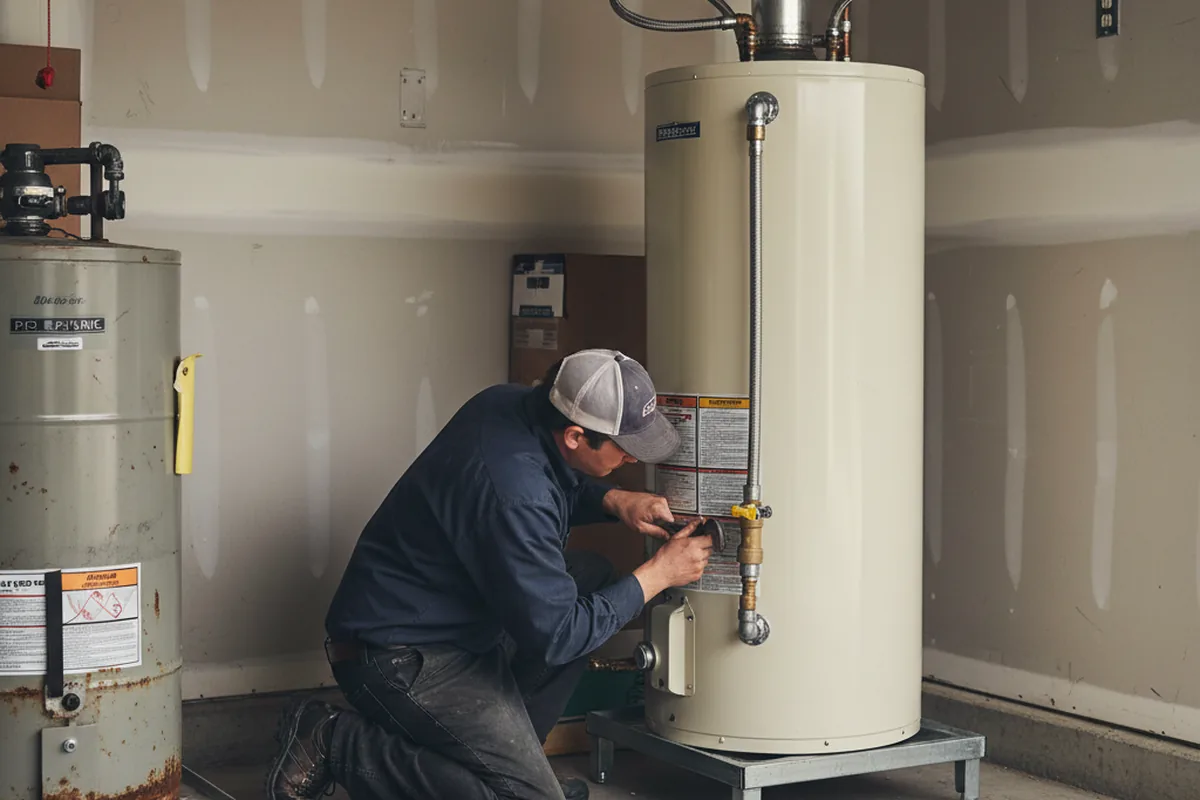 Water heater and shutoff valve replacement in Ravendale
